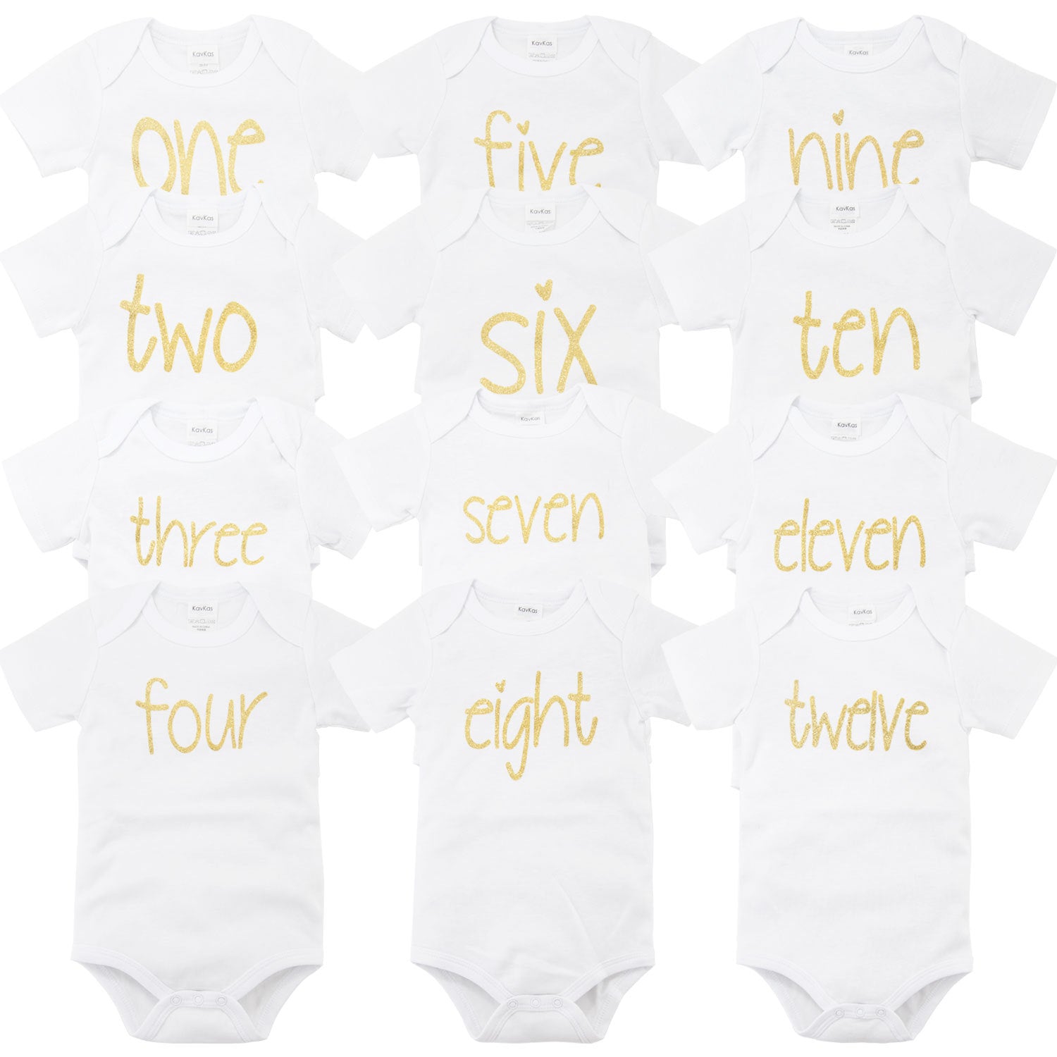 12 Baby Grow Pack