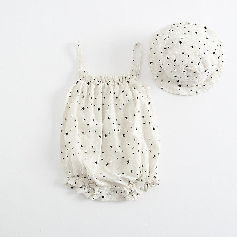 Baby Summer Outfit & Cap Set