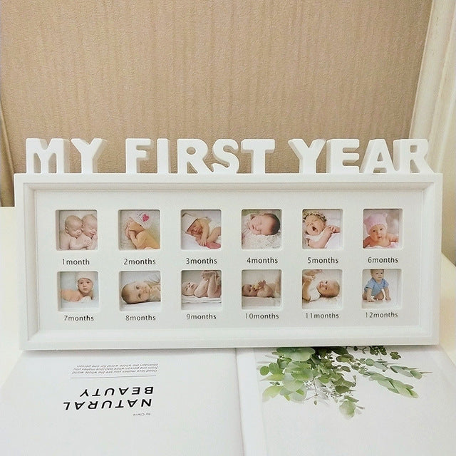 My First Year Baby Photo Frame
