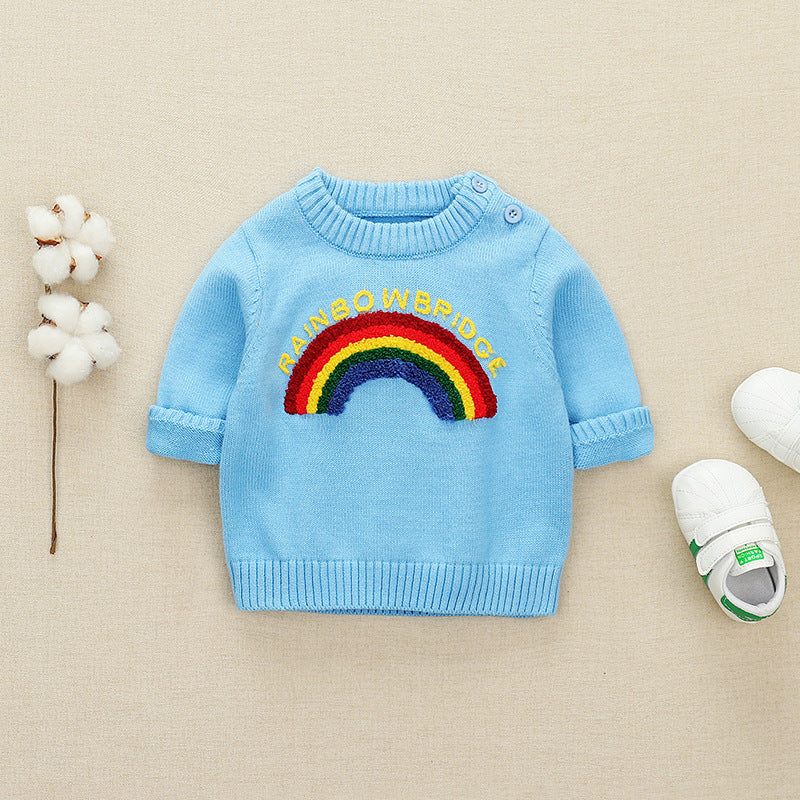 Knitted Rainbow Jumper