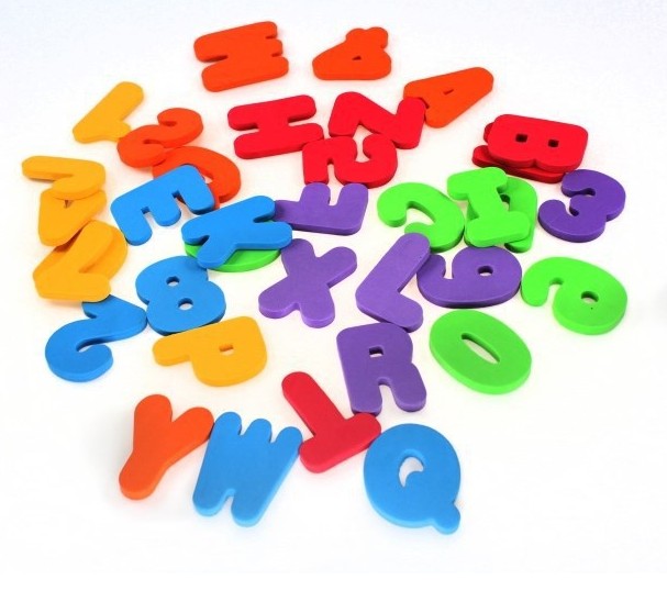 36PCS Bath Letters & Numbers