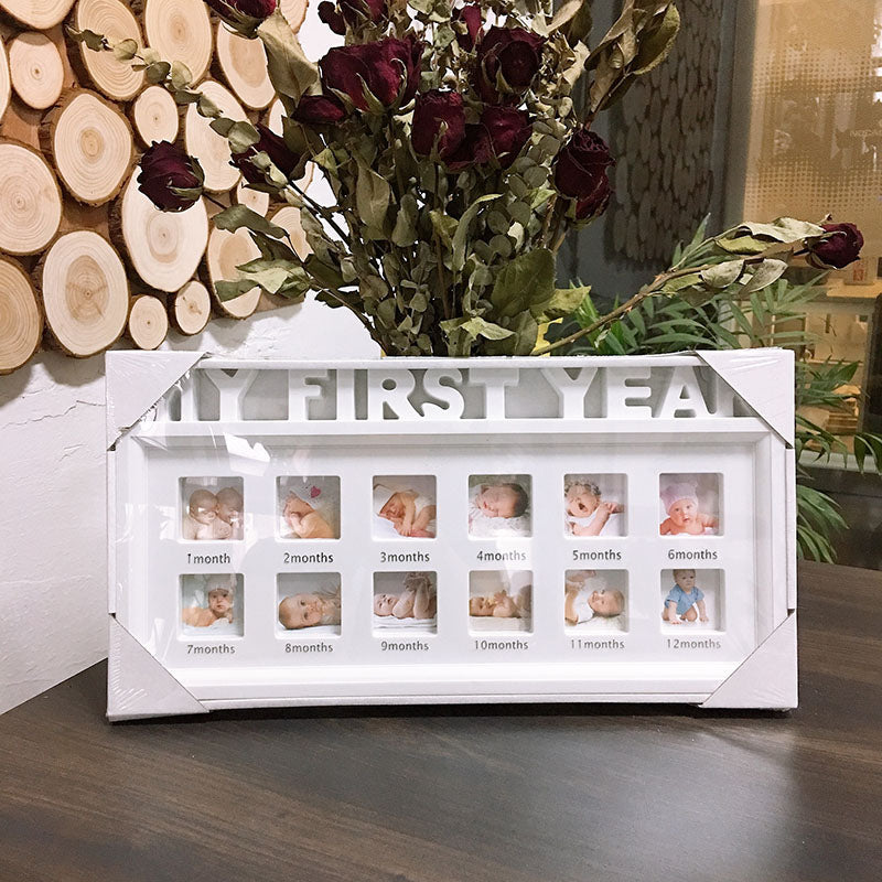 My First Year Baby Photo Frame
