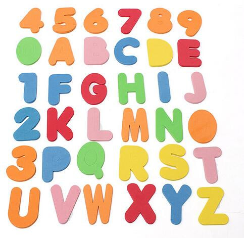 36PCS Bath Letters & Numbers