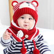 Baby Bear Hat and Neck Scarf