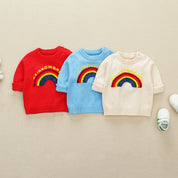 Knitted Rainbow Jumper