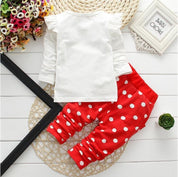 Girls Minnie Mouse Top & Trouser Set