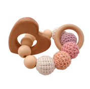 Crochet Bead Teething Ring