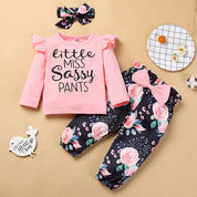 3Pcs Baby Girl Outfit