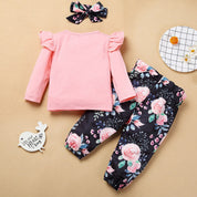 3Pcs Baby Girl Outfit