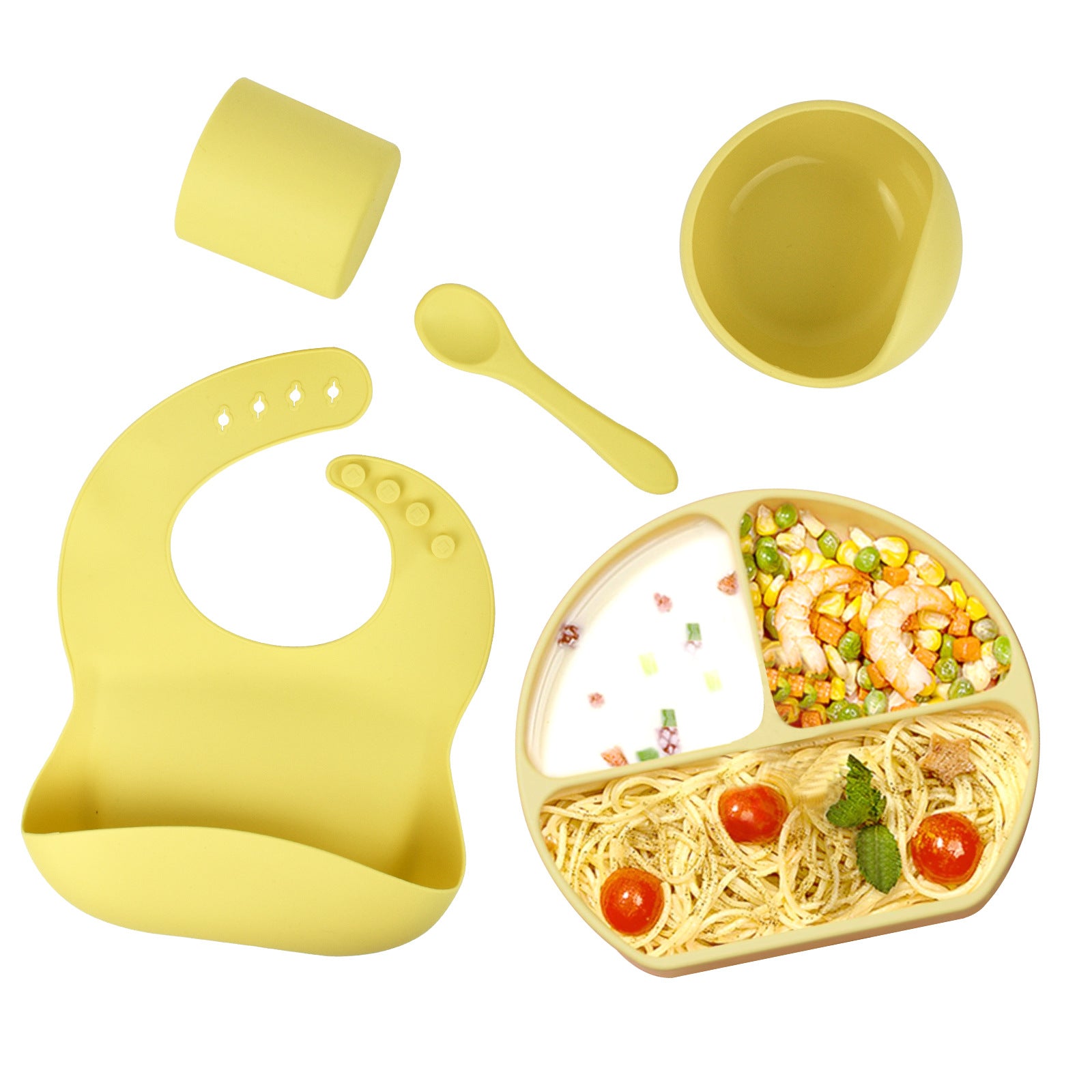 Silicone tableware set