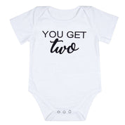 Twin baby jumpsuit
