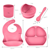 Silicone tableware set