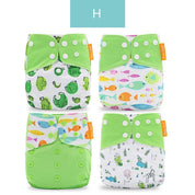 Cloth Reusable Nappies x4