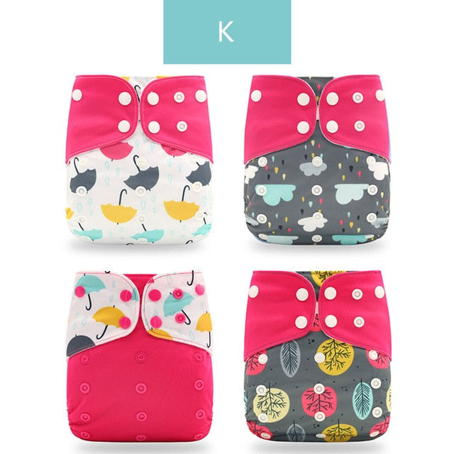 Cloth Reusable Nappies x4