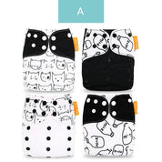 Cloth Reusable Nappies x4