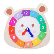 Wooden Bear Clock